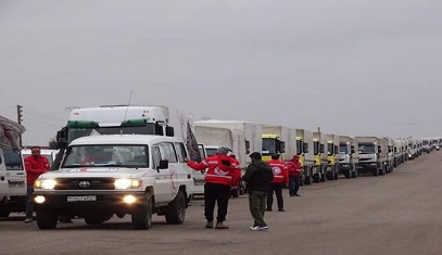 Rezim Teroris Assad dan Milisi Komunis YPG Curi Konvoi Bantuan Internasional untuk Pengungsi